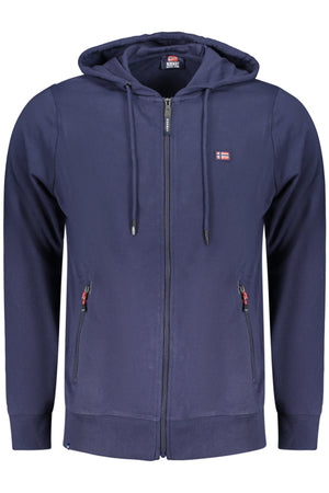 SWEAT-SHIRT À FERMETURE ÉCLAIR BLEU POUR HOMMES NORWAY 1963