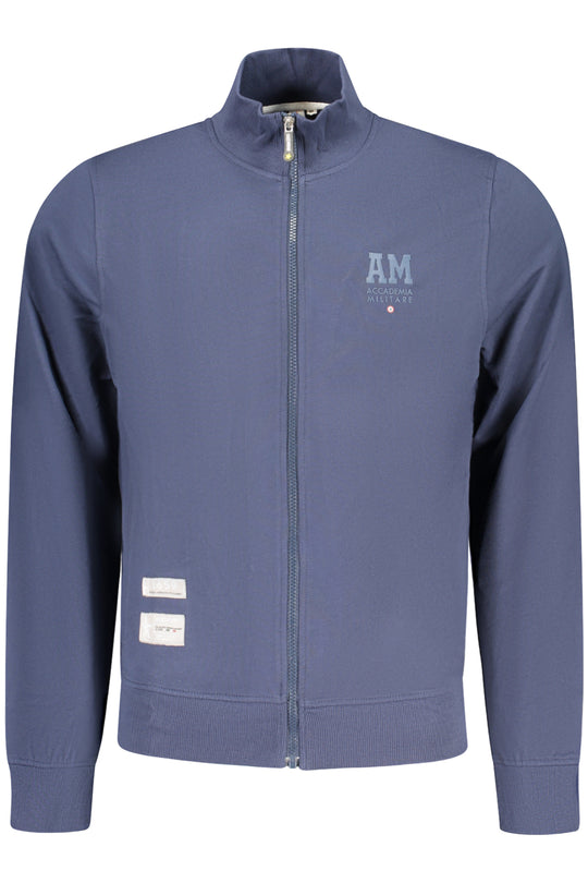 Accademia Militare Military Academy Men's Blue Zip-Up Sweatshirt