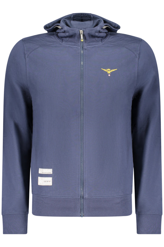 Accademia Militare Military Academy Men's Blue Zip-Up Sweatshirt