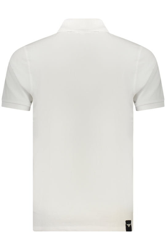 Accademia Militare Military Academy Men's Short-Sleeved Polo Shirt, White