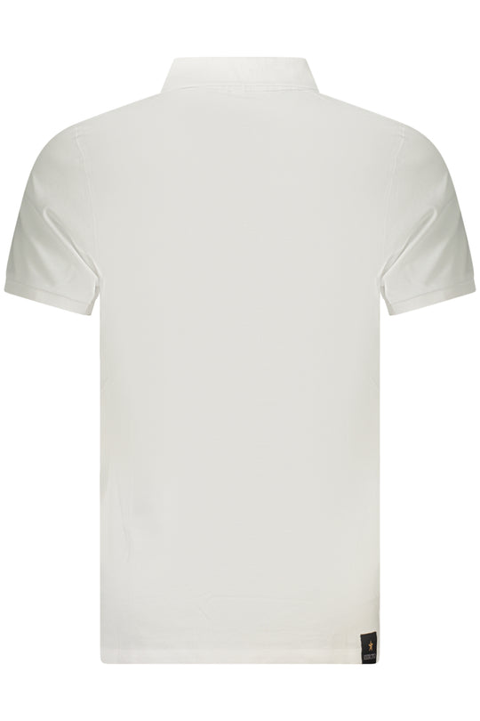 Accademia Militare Military Academy Men's Short-Sleeved Polo Shirt, White