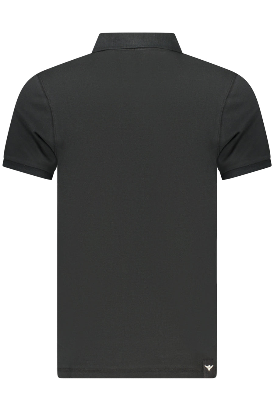 Accademia Militare Military Academy Men's Black Short-Sleeve Polo Shirt