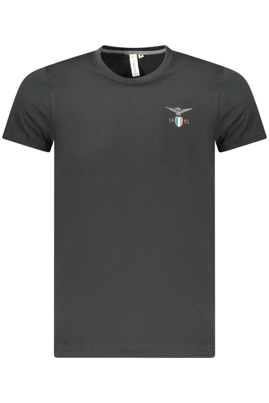 Accademia Militare Military Academy Men's Black Short-Sleeve T-Shirt