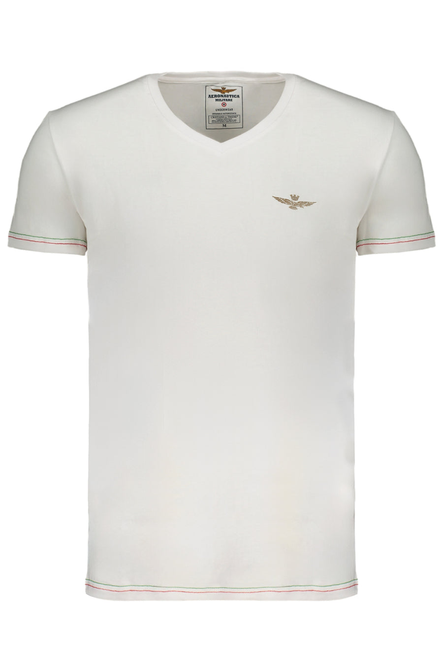 Aeronautica Militare Men's White Short Sleeve T-Shirt