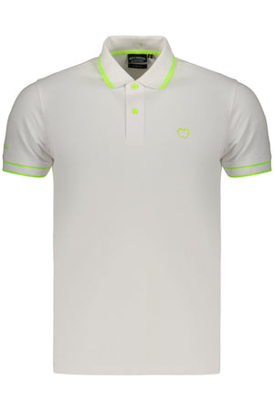 Baci&Abbracci Kisses & Hugs Men's White Short-Sleeved Polo Shirt
