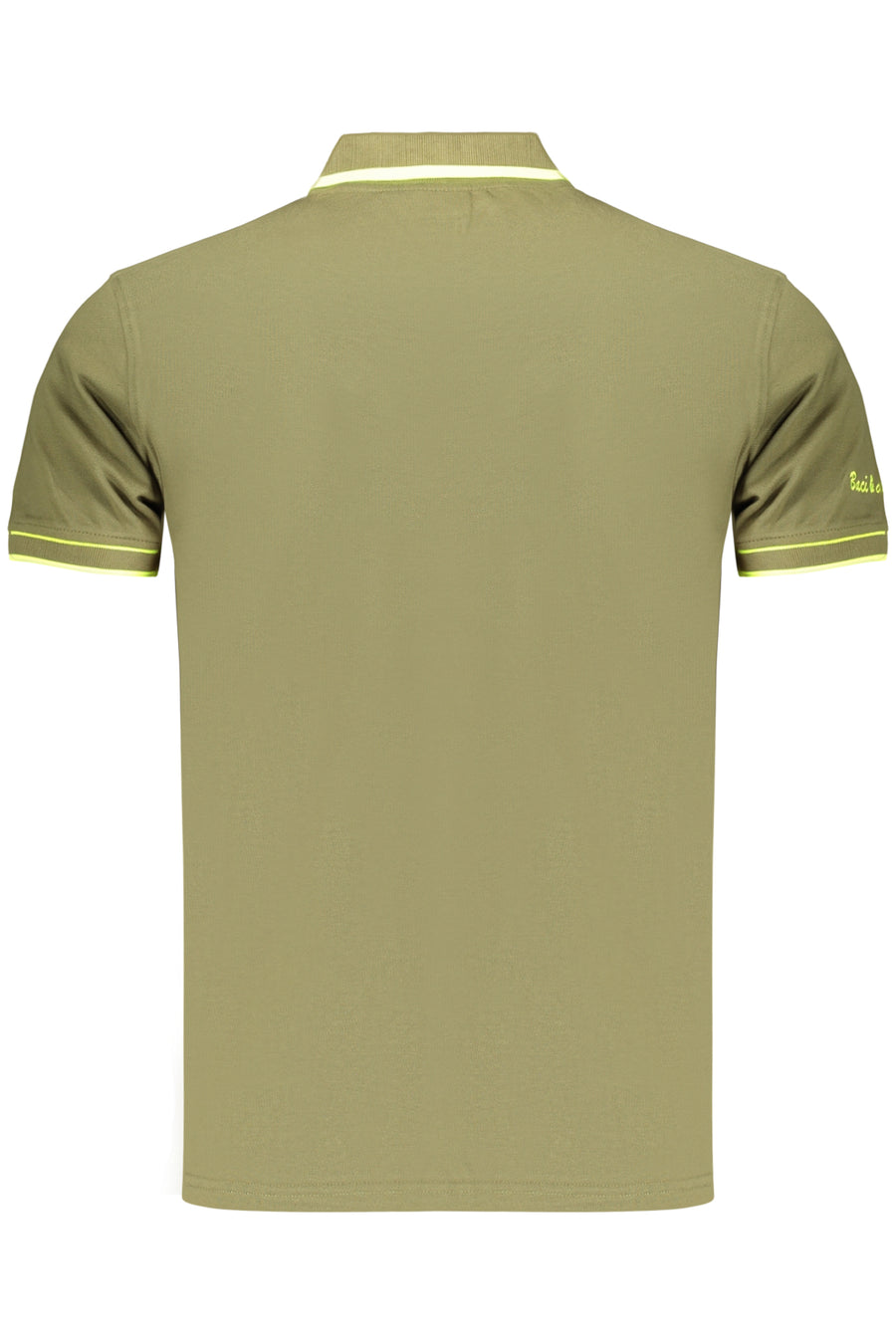 Baci&Abbracci Kisses & Hugs Men's Green Short-Sleeved Polo Shirt