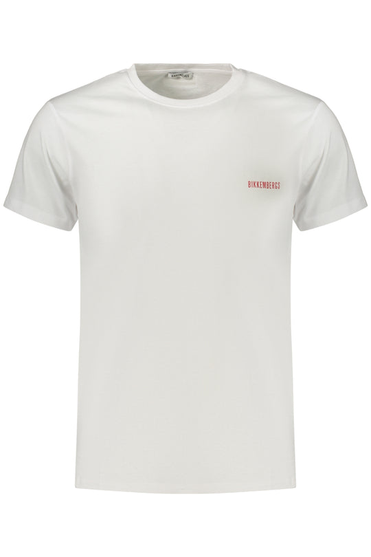 Bikkembergs Men's Short-Sleeve T-Shirt White