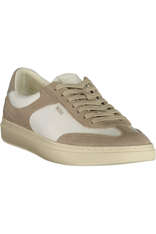 BOSS Men's White Sports Footwear