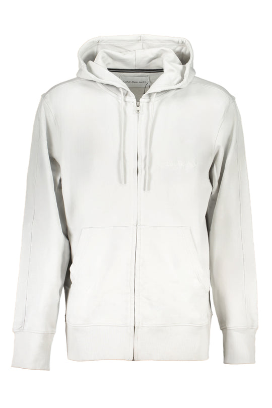 Calvin Klein Men's Gray Zip Sweatshirt