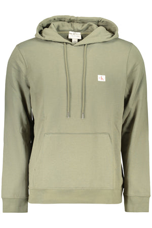 CALVIN KLEIN MEN'S ZIP-UP SWEATSHIRT, GREEN