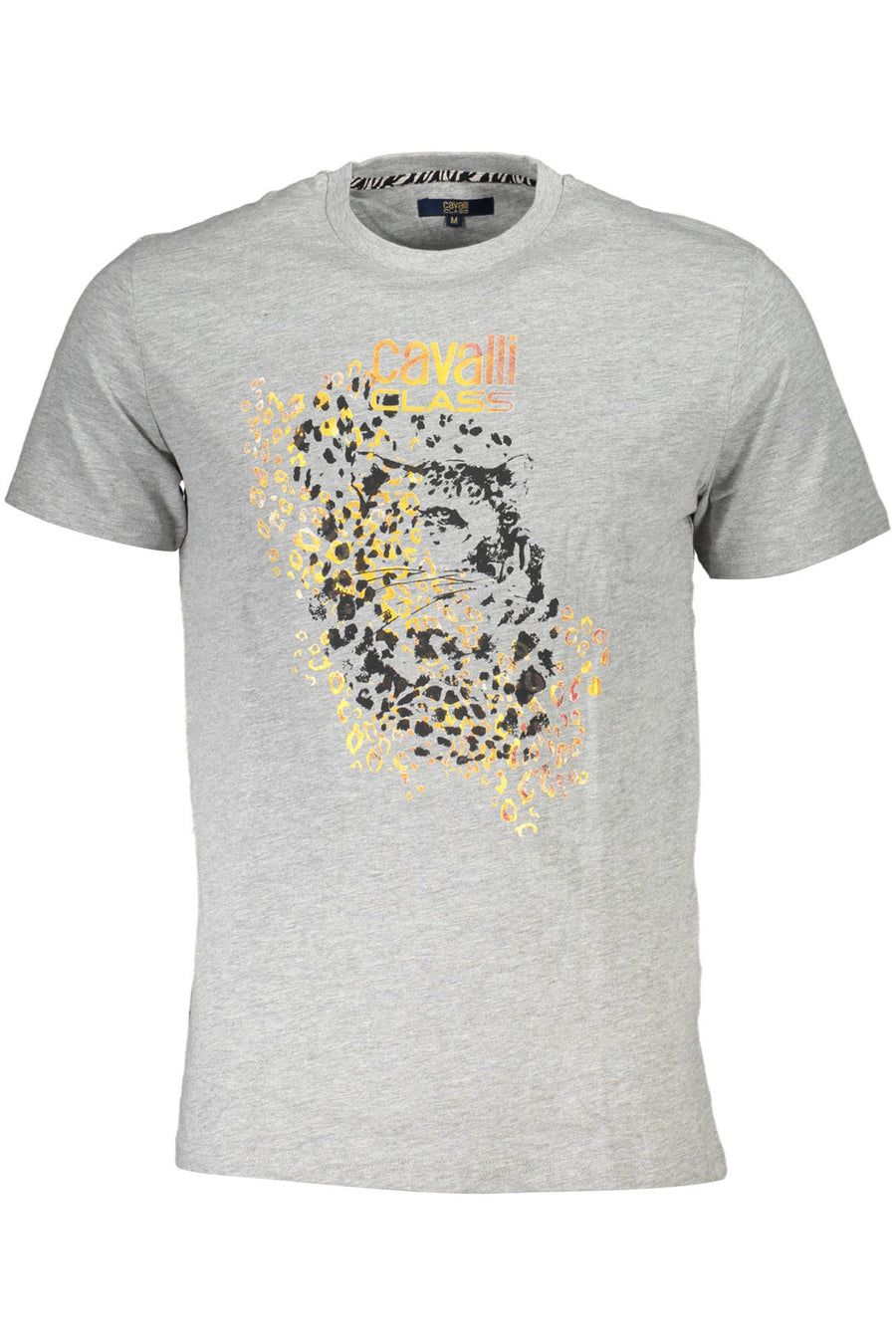 Cavalli Class Short Sleeve T-Shirt Men Grey