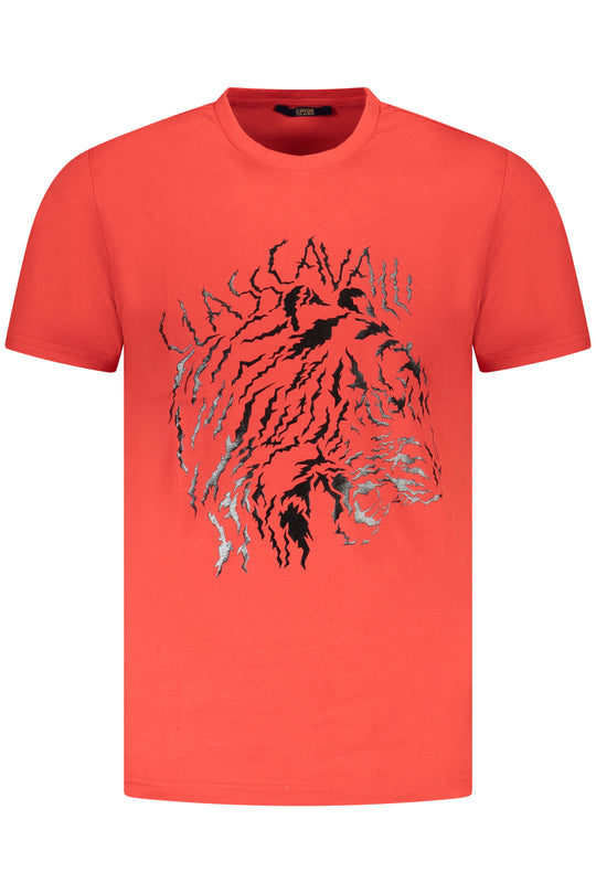 Cavalli Class Short Sleeve T-Shirt Men Red