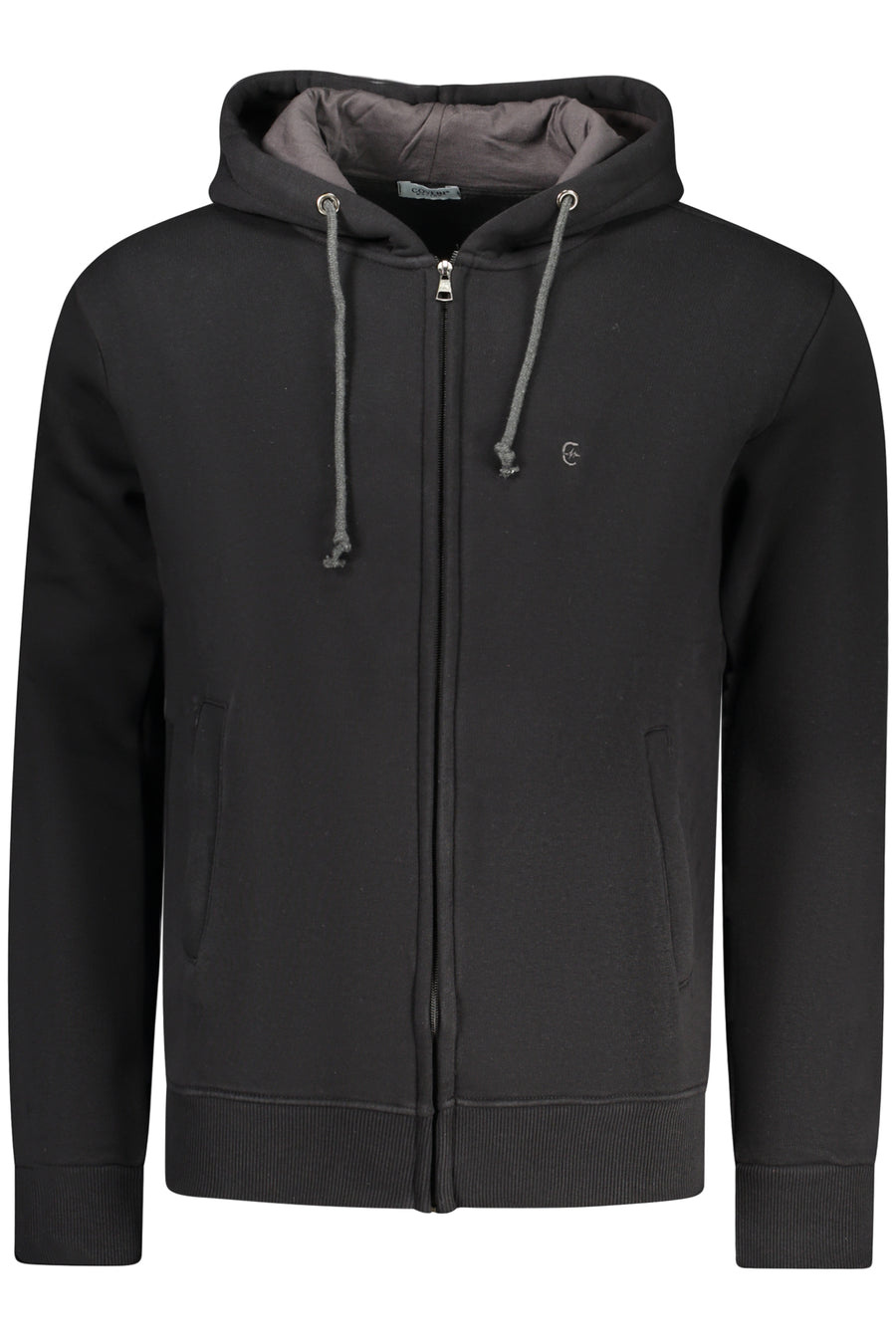 Coveri Moving Men's Black Zip-Up Sweatshirt