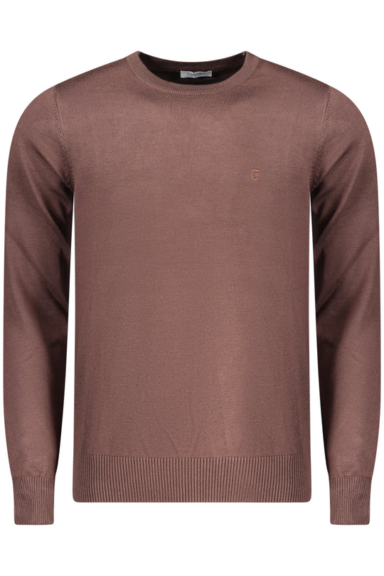 Coveri Moving Men's Brown Sweater