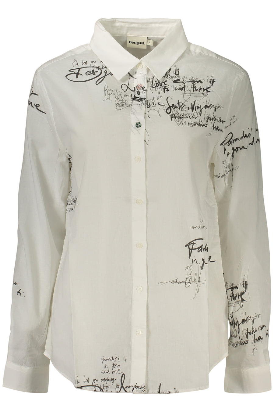 Desigual Shirt Long Sleeve Woman White