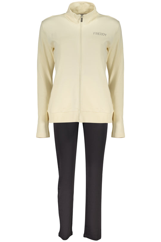 Freddy Women's Beige Zip-Up Sweatshirt