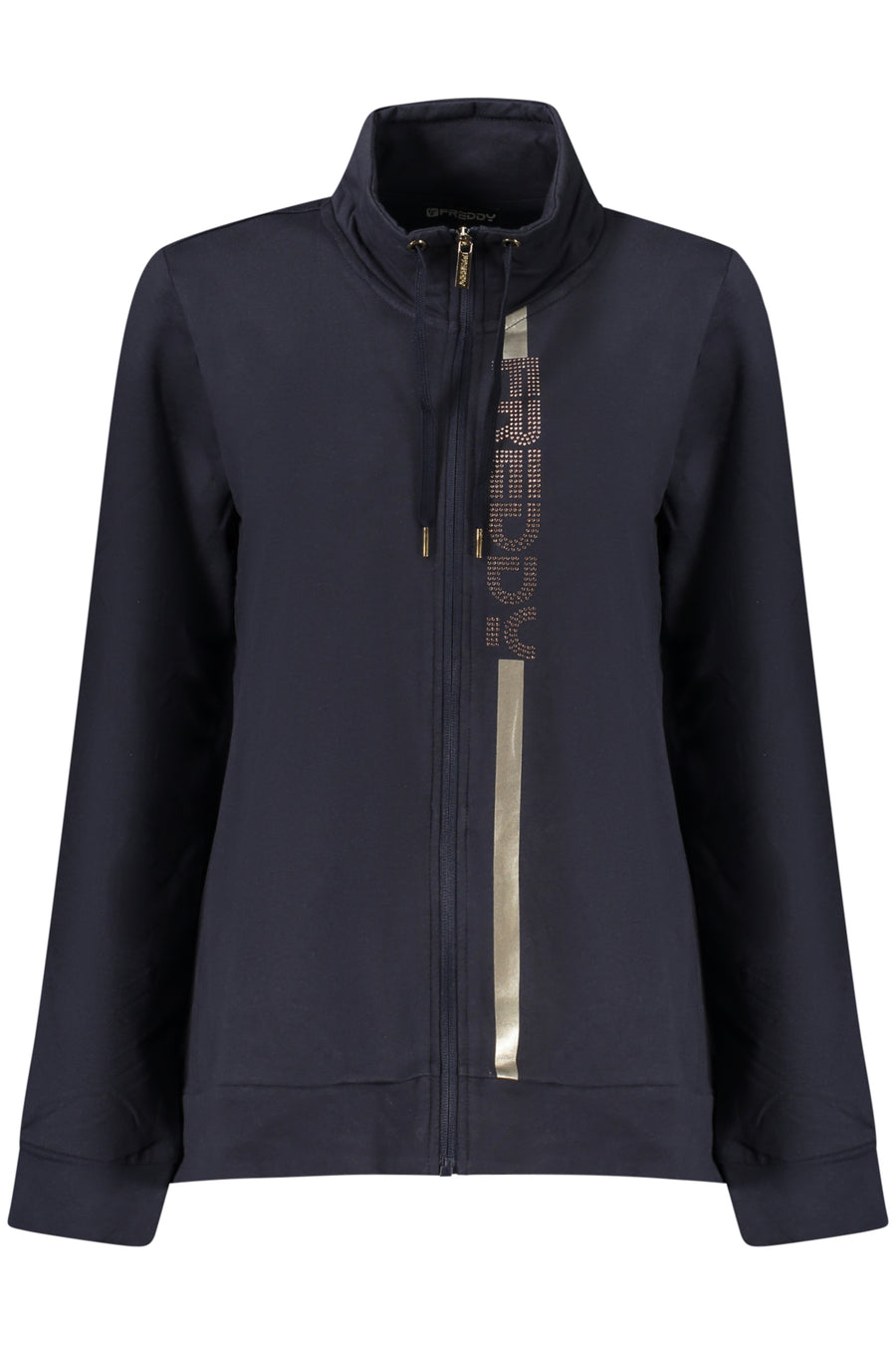 Freddy Women's Blue Zip-Up Sweatshirt