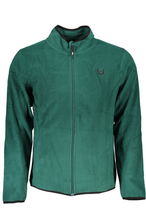 Gian Marco Venturi Men's Green Zip Sweatshirt