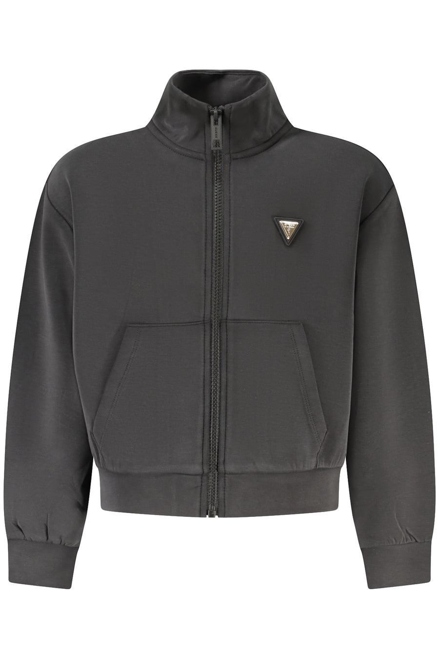 Guess Jeans Zip-Up Sweatshirt for Girls, Black