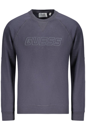 Guess Jeans Men's Blue Zip-Up Sweatshirt