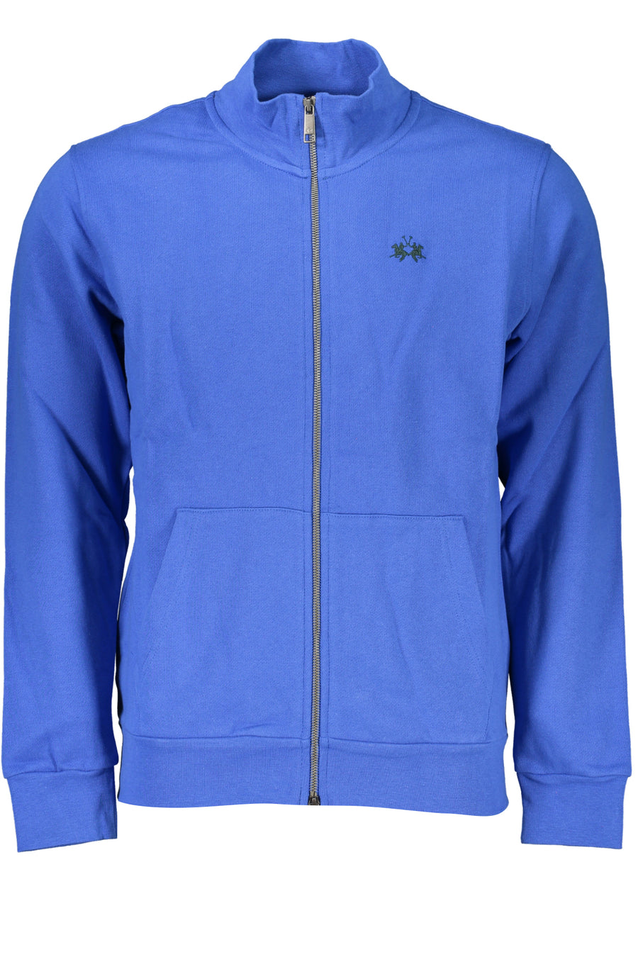 La Martina Men's Blue Zipped Sweatshirt