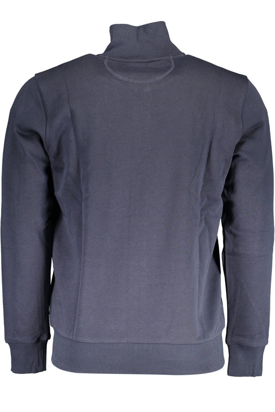 La Martina Men's Blue Zipped Sweatshirt