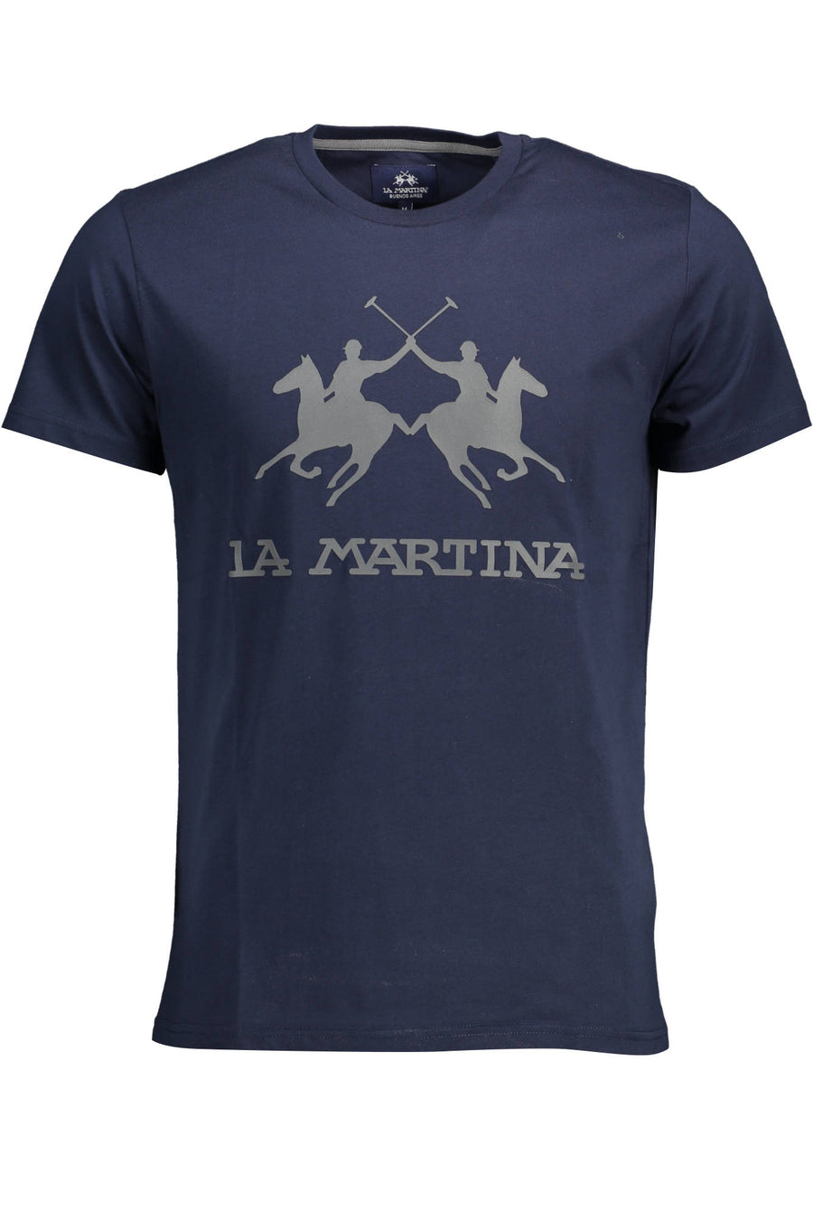 La Martina Men's Short Sleeve T-Shirt Blue