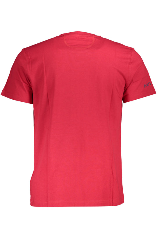 La Martina Men's Short Sleeve T-Shirt Red