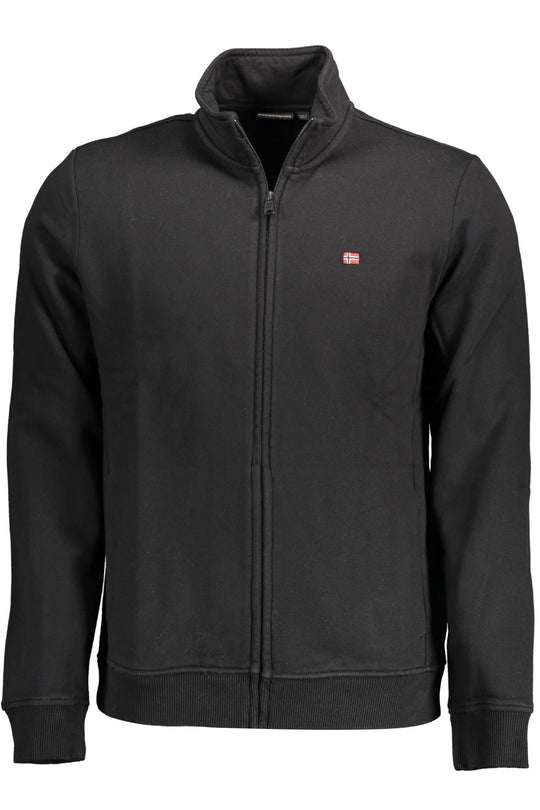 Napapijri Men's Zip-Up Sweatshirt Black