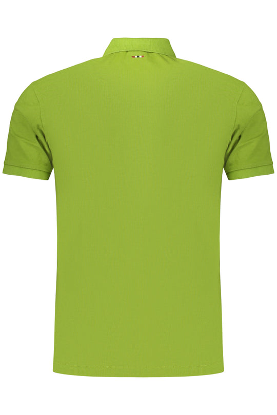 Napapijri Men's Short-Sleeve Polo Shirt, Green