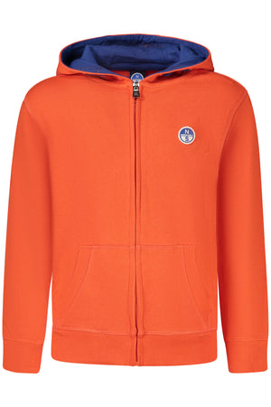 North Sails Children's Orange Zip-Up Sweatshirt