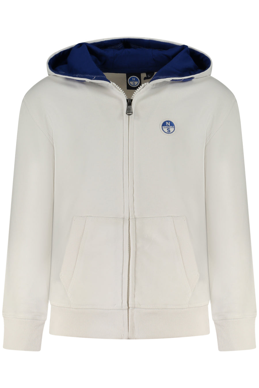 North Sails Children's White Zip-Up Sweatshirt