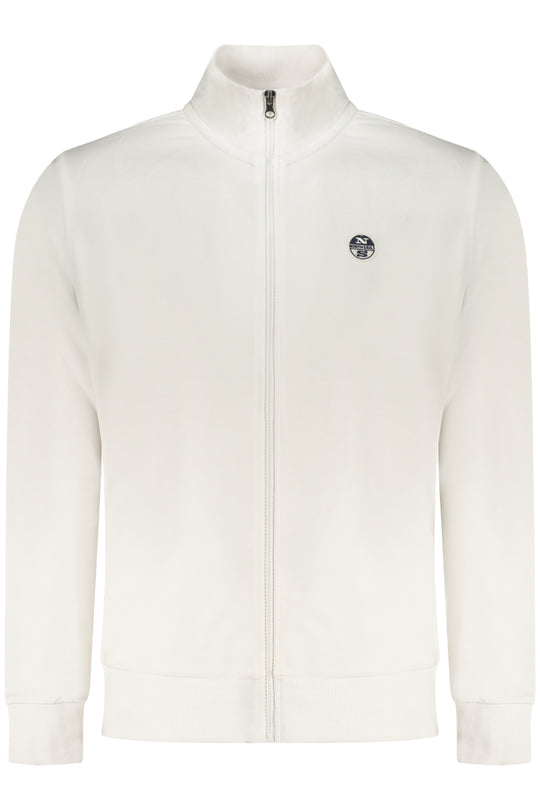 North Sails Men's White Zip-Up Sweatshirt