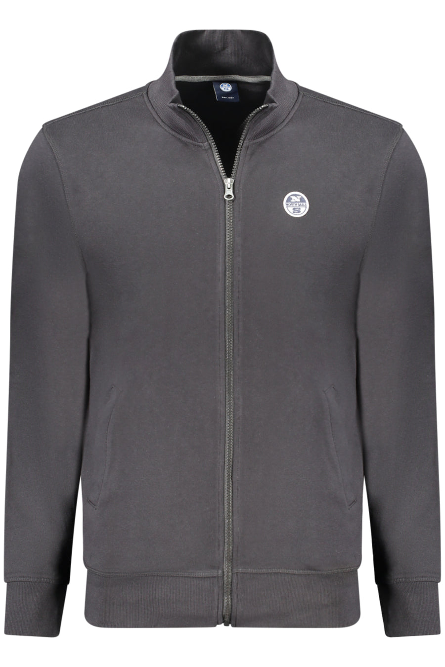 North Sails Men's Black Zip-Up Sweatshirt