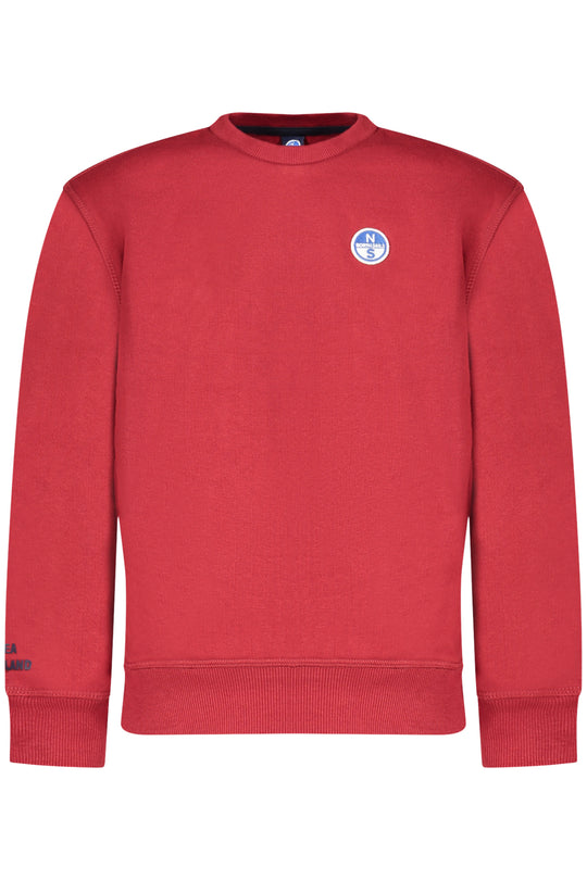 North Sails Children's Red Zip-Up Sweatshirt
