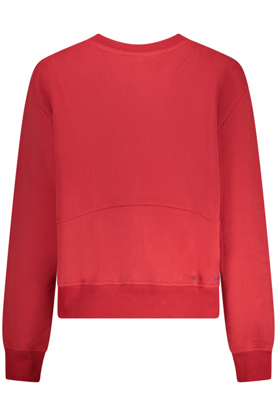 North Sails Women's Red Zip-Up Sweatshirt