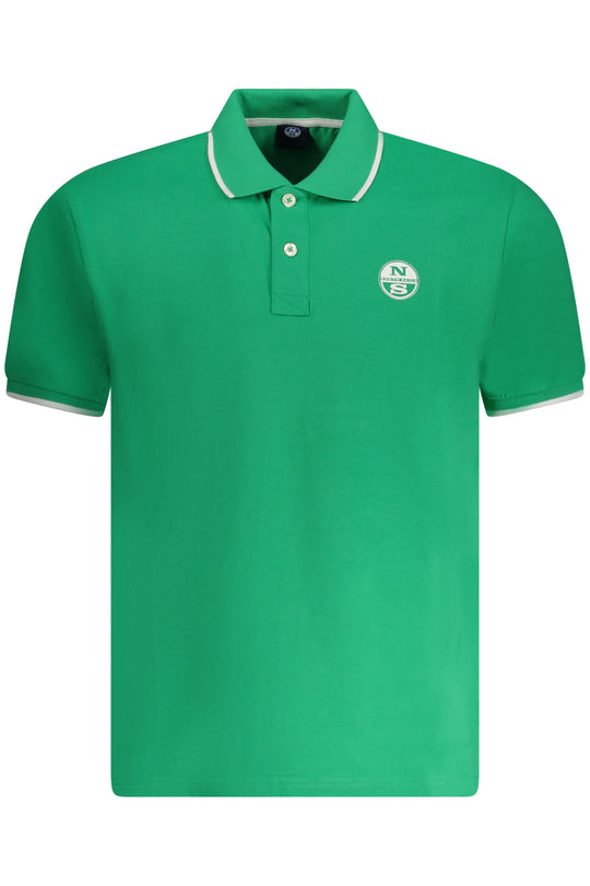 North Sails Men's Short-Sleeved Polo Shirt, Green
