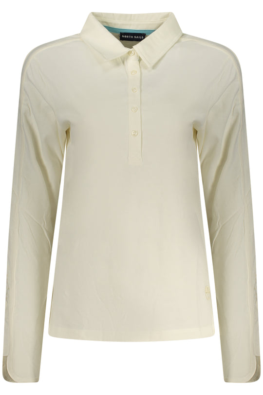 North Sails Women's Long-Sleeved Polo Shirt White