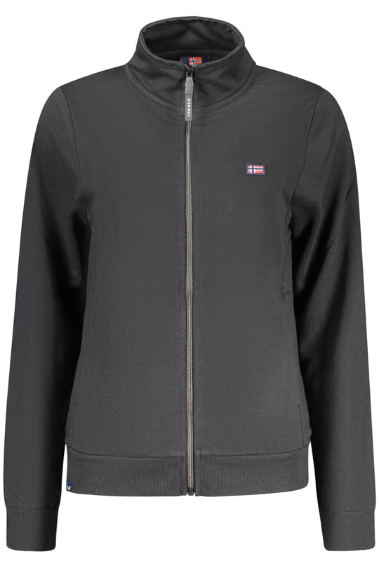 Norway 1963 Women's Black Zip-Up Sweatshirt