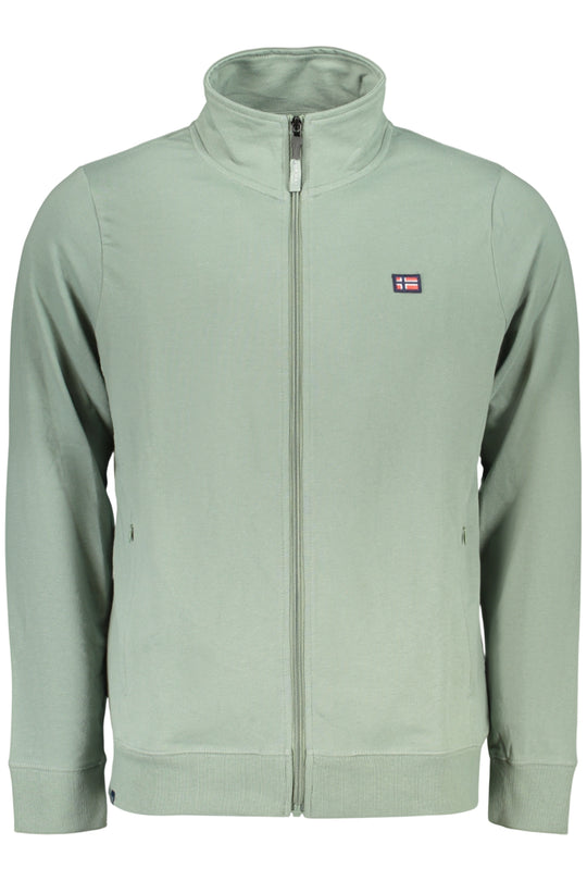 Norway 1963 Men's Green Zip-Up Sweatshirt