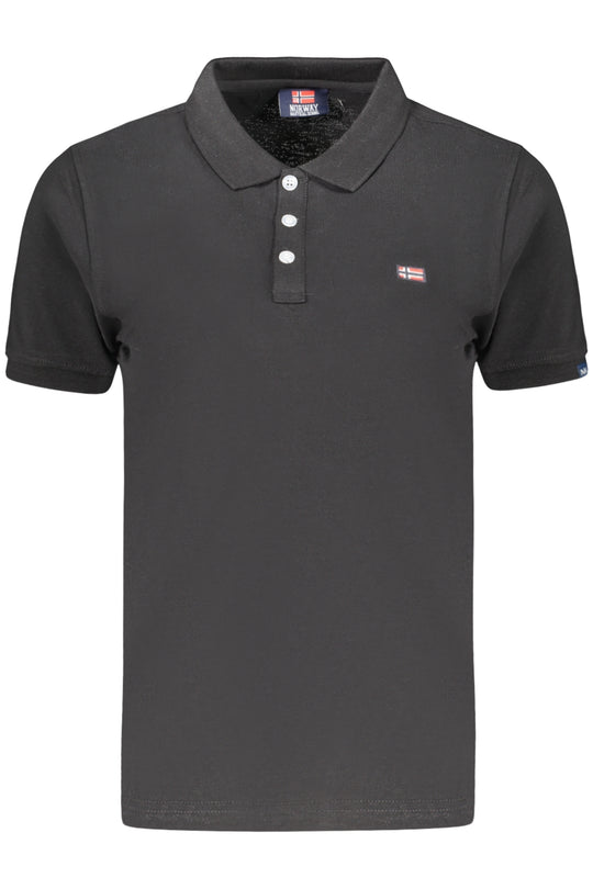 Norway 1963 Women's Short-Sleeve Polo Shirt, Black