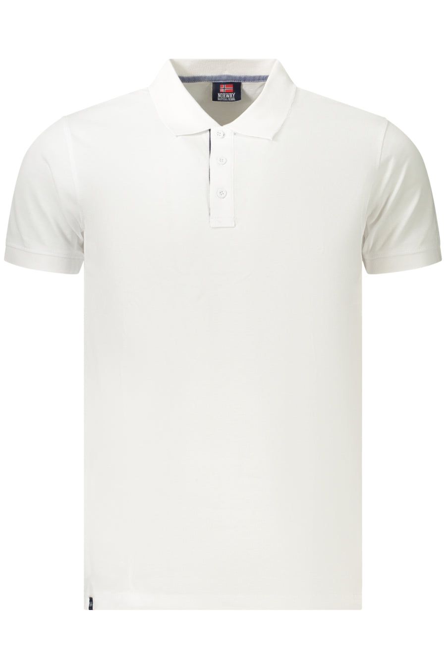 Norway 1963 Men's Short Sleeve Polo White