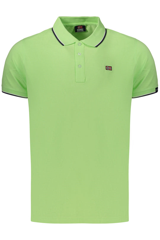 Norway 1963 Men's Short-Sleeved Polo Shirt, Green