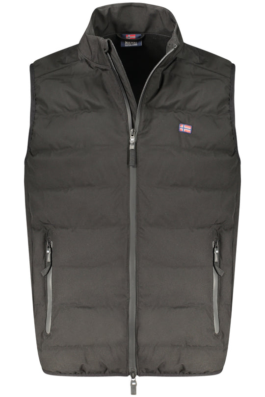 Norway 1963 Men's Black Sleeveless Jacket