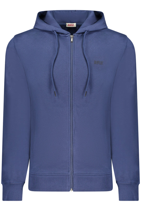 Rifle Men's Blue Zip-Up Sweatshirt