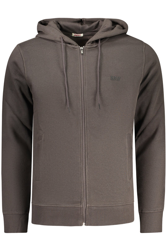 Rifle Men's Zip-Up Sweatshirt Grey