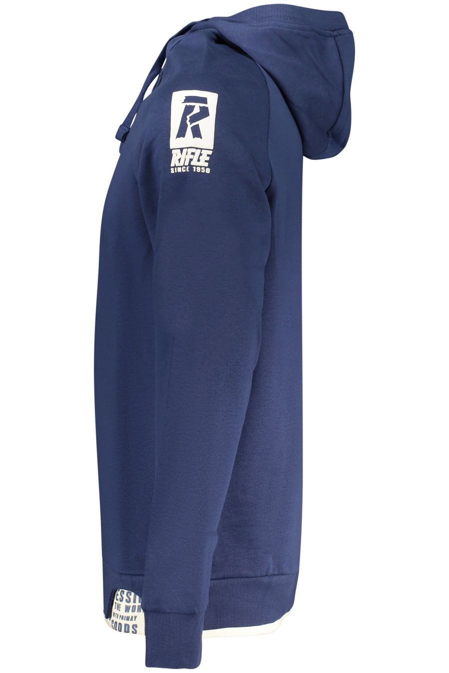 Rifle Men's Zip-Up Sweatshirt Blue