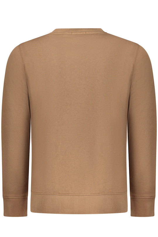 Rifle Men's Zip-Up Sweatshirt Brown