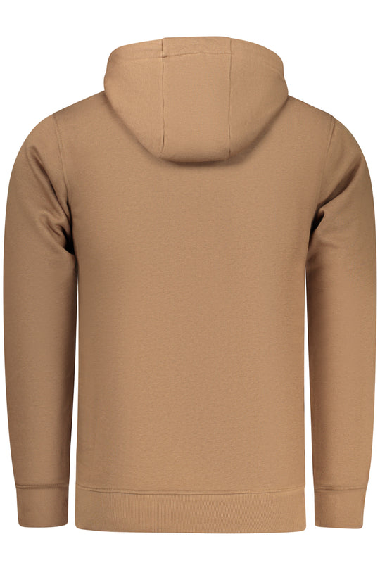 Rifle Men's Zip-Up Sweatshirt Brown
