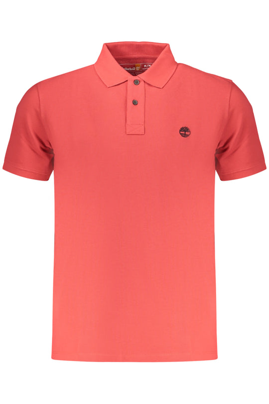 TIMBERLAND MEN'S SHORT-SLEEVE POLO SHIRT, RED